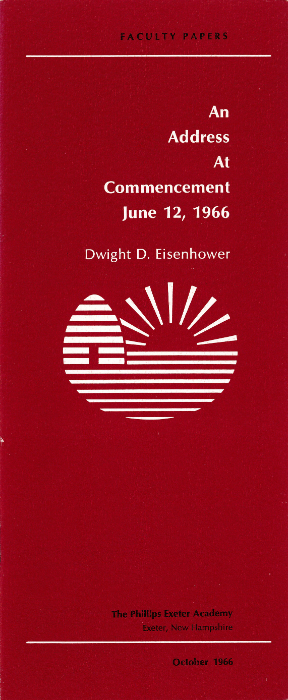 Eisenhower Commencement Address 1966 - Page 1